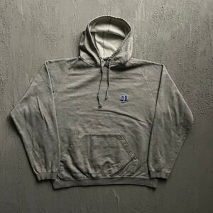 Vintage Duke Blue Devils Hoodie Men Large Gray 2000s Antigua